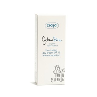Ziaja GdanSkin Crème de jour éclaircissante pour le visage SPF15 Hydratation intense 50 ml