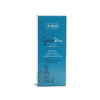 Ziaja GdanSkin Crème de Nuit au Collagène Anti-Rides 50 ml
