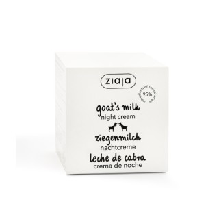 Ziaja Goat Milk Crème de nuit nourrissante et lissante pour le visage 50 ml