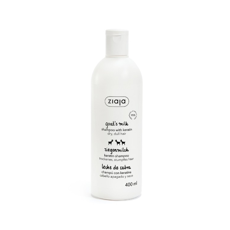 Ziaja Kozie Mleko Szampon do włosów z keratyną 400 ml
