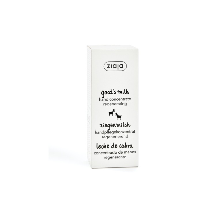 Ziaja Geconcentreerde Voedende en Whitening Handcrème met Geitenmelk 50 ml