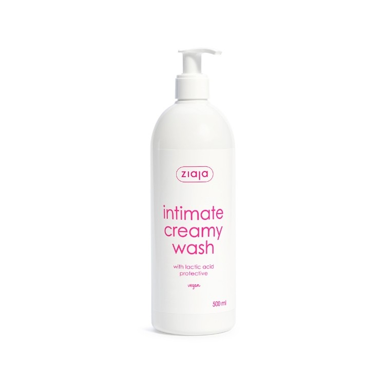 Ziaja Intima Kremowy płyn do higieny intymnej z kwasem mlekowym 500 ml