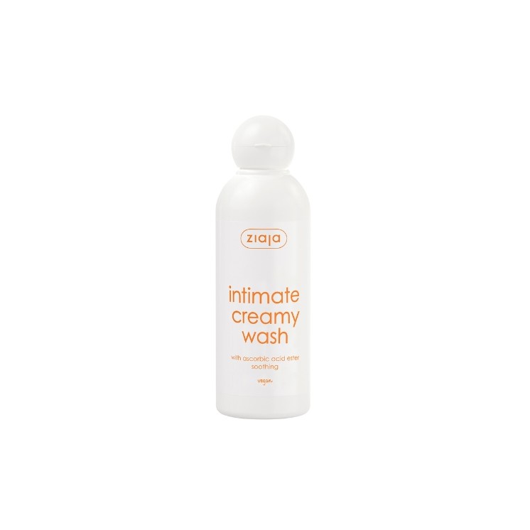 Ziaja Intima Cremige Flüssigkeit für die Intimhygiene mit Ascorbinsäure 200 ml