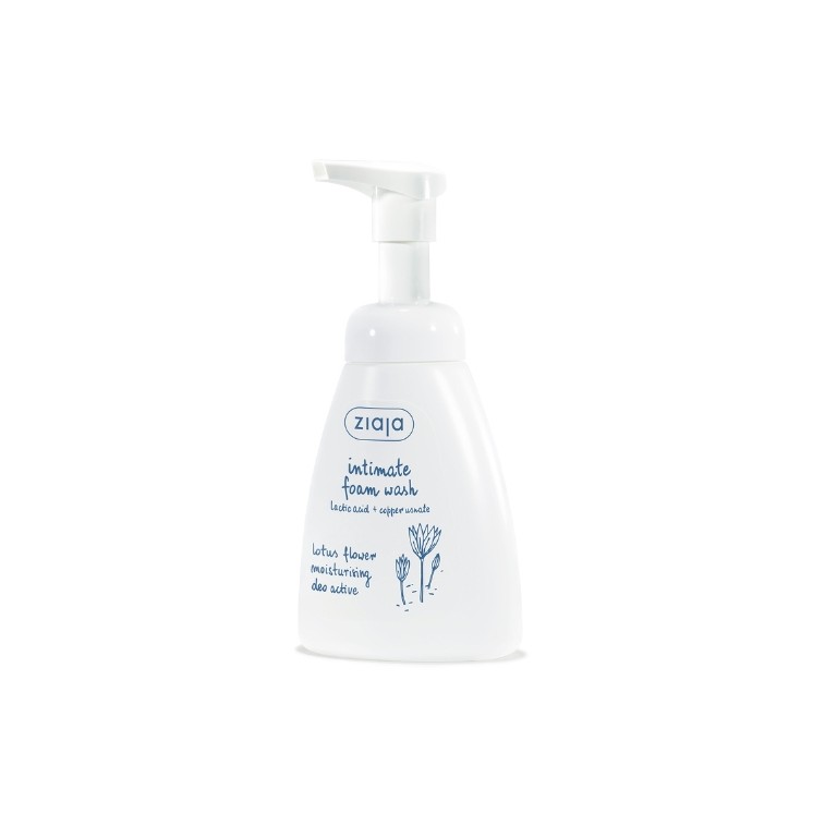 Ziaja Intima Mousse d'hygiène intime hydratante Fleur de Lotus 250 ml
