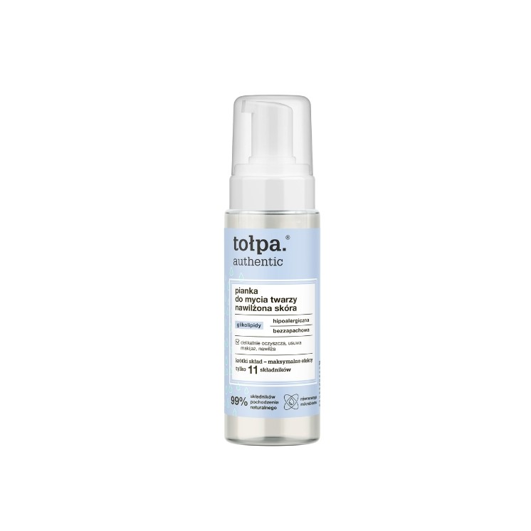Tołpa Authentic Pianka do mycia twarzy nawilżona skóra 150 ml