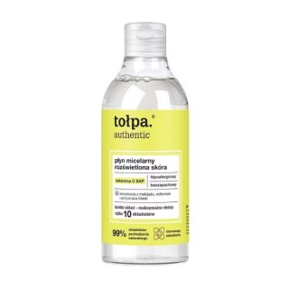 Tołpa Authentic Płyn micelarny do twarzy Rozświetlona skóra 300 ml