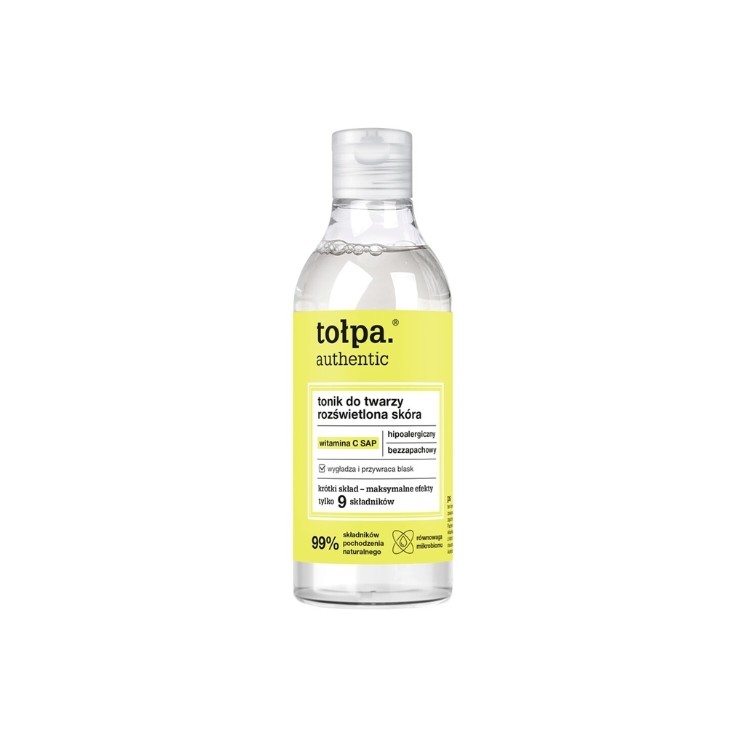 Tołpa Authentic Tonik do twarzy Rozświetlona skóra 200 ml