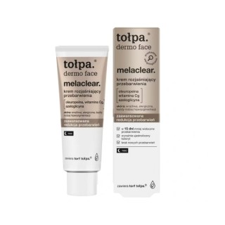 Tołpa Dermo Face Melaclear Krem do twarzy na noc rozjaśniający przebarwienia 40 ml
