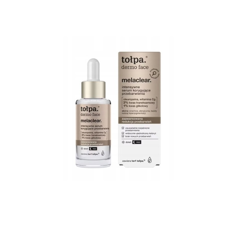 Tołpa Dermo Face Melaclear intensywne Serum korygujące przebarwienia na dzień i na noc 30 ml