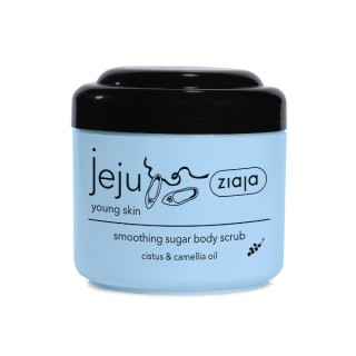 Цукровий Peeling для тіла Ziaja Jeju з чорними цятками 200 мл