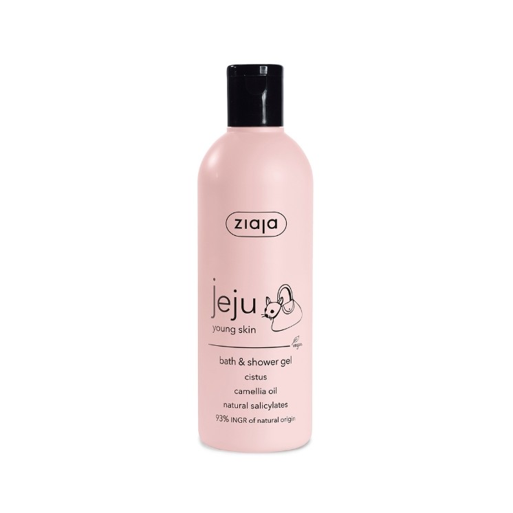 Ziaja Jeju biały Żel do ciała pod prysznic i do kąpieli 300 ml