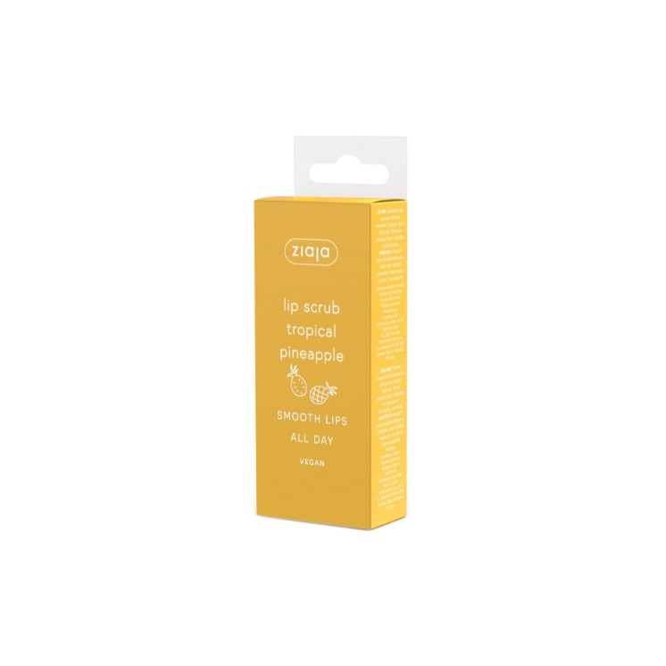 Ziaja Peeling do ust Tropikalny Ananas 9 ml