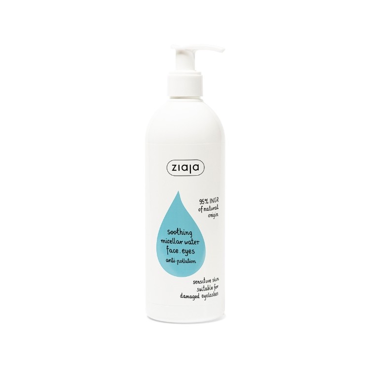 Ziaja Soothing Makeup Remover Micellaire Fluid voor Gezicht en Ogen 390 ml