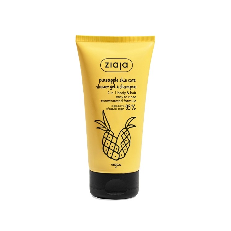 Ziaja Pineapple Energizing Shower Gel 2 in 1 160 ml