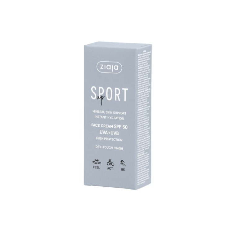 Ziaja Sport Up Beschermende Gezichtscrème SPF50 50 ml
