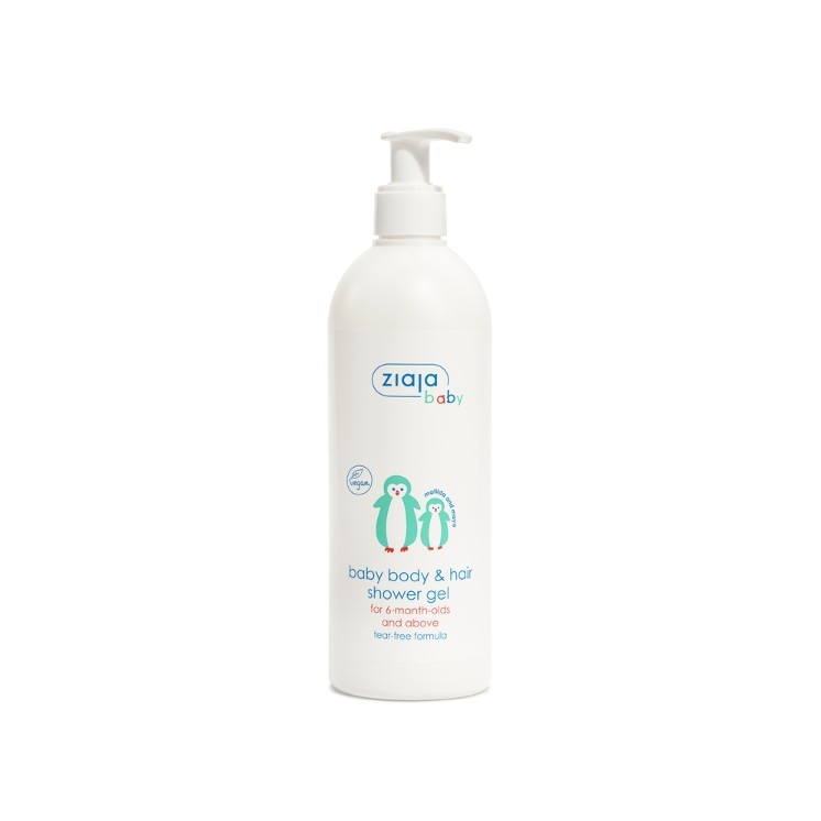 Gel lavant corps et cheveux pour enfants Ziaja Ziajka doux pour la peau 400 ml