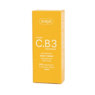 Ziaja Witamina C.B3 Niacynamid nocny Krem-maska do twarzy 50 ml