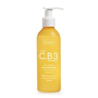 Gel nettoyant quotidien visage Ziaja Witamina C.B3 Niacynamid 190 ml