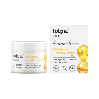 Tołpa Green Power Fusion Crème Visage Intensivement Nourrissante Céramides + Beurre de Karité 50 ml