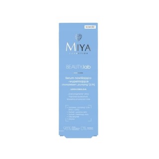 Miya Cosmetics BEAUTY .lab Moisturizing and filling serum with a " plumping " complex 5 % Light emulsion 30 ml