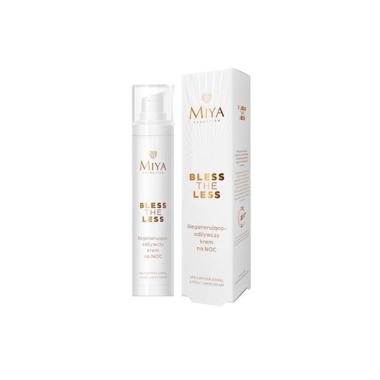 Miya Cosmetics Bless The Less regenerierende und pflegende Nachtgesichtscreme 50 ml