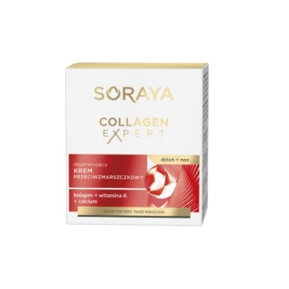Регенеруючий крем для обличчя проти зморшок Soraya Collagen Expert 50 мл