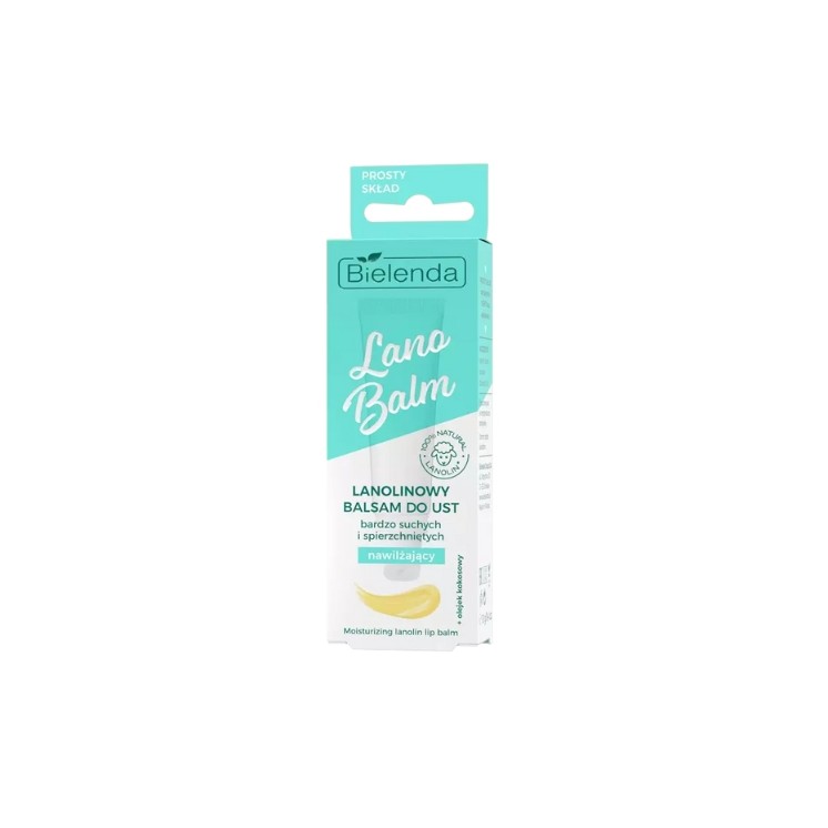Bielenda Lano Balm Lanoline Hydraterende Lippenbalsem 10 g