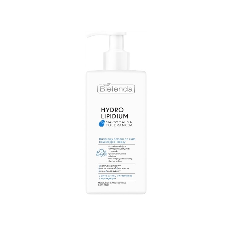 Bielenda Hydro Lipidium nawilżająco - kojący Balsam do ciała barierowy 300 ml