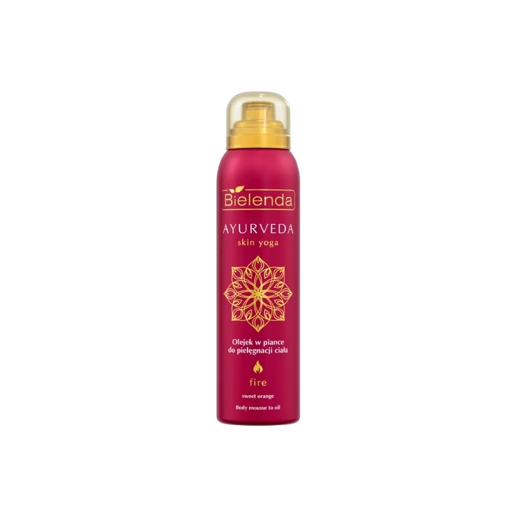 Bielenda Ayurveda Skin Yoga pielęgnacyjny Olejek do ciała w piance Fire 150 ml