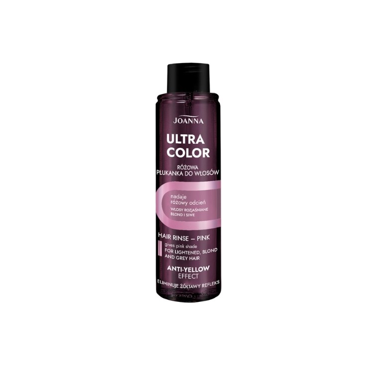 Joanna Ultra Color Płukanka do włosów różowa 150 ml