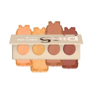 AA Wings of Color No Limit Volume Paleta cieni do powiek Gold 4 g