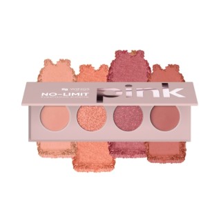 AA Wings of Color No Limit Volume Paleta cieni do powiek Pink 4 g