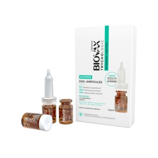 L'biotica BIOVAX Trychologic Exo-Ampoules Wypadanie i gęstość Kuracja do włosów dla kobiet 7 x 5 ml