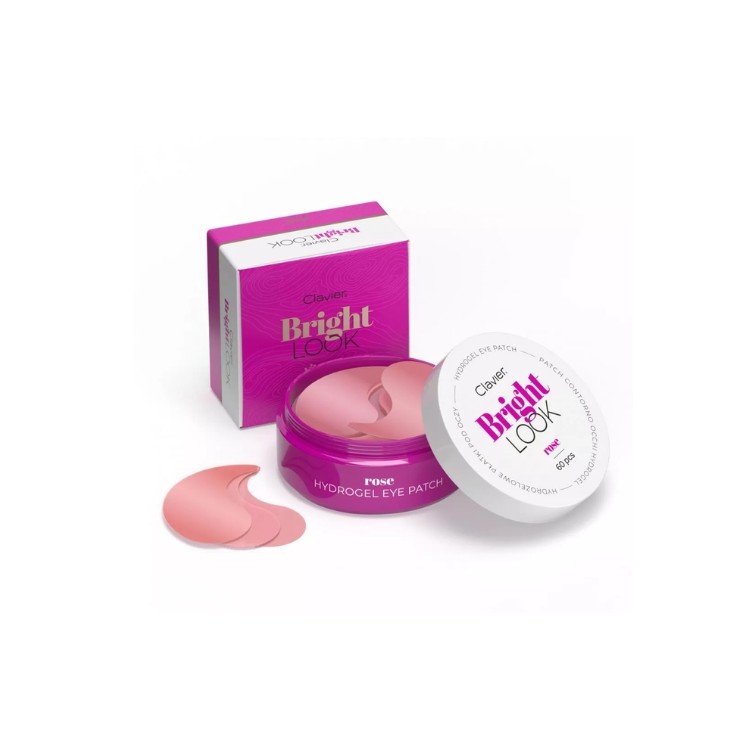 Clavier Bright Look hydro gel oogpatches Rose 60 stuks