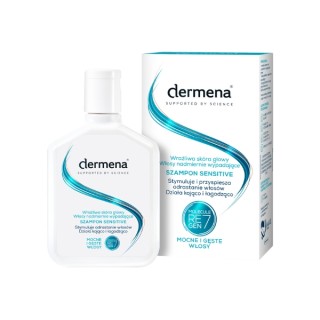 Dermena Sensitive Shampoo voor gevoelige hoofdhuid en overmatig haaruitval 200 ml