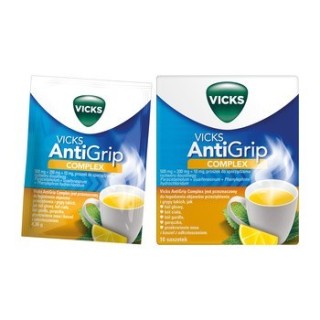 Vicks AntiGrip Complex poeder voor orale oplossing 10 zakjes Vicks AntiGrip Complex poeder voor orale oplossing 10 zakjes