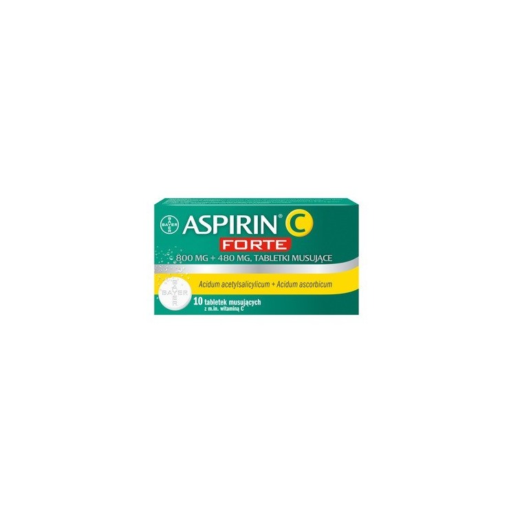 Aspirine Aspirine C Forte 800 mg + 480 mg comprimés effervescents 10 pcs.