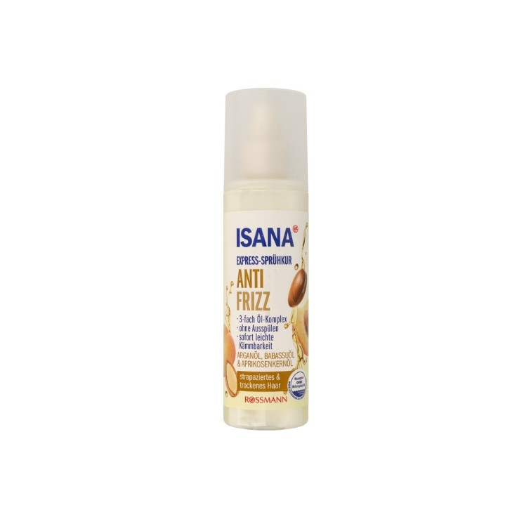 Isana Anti Frizz Kuracja do włosów ekspresowa  nawilżająca w spray'u 200 nl