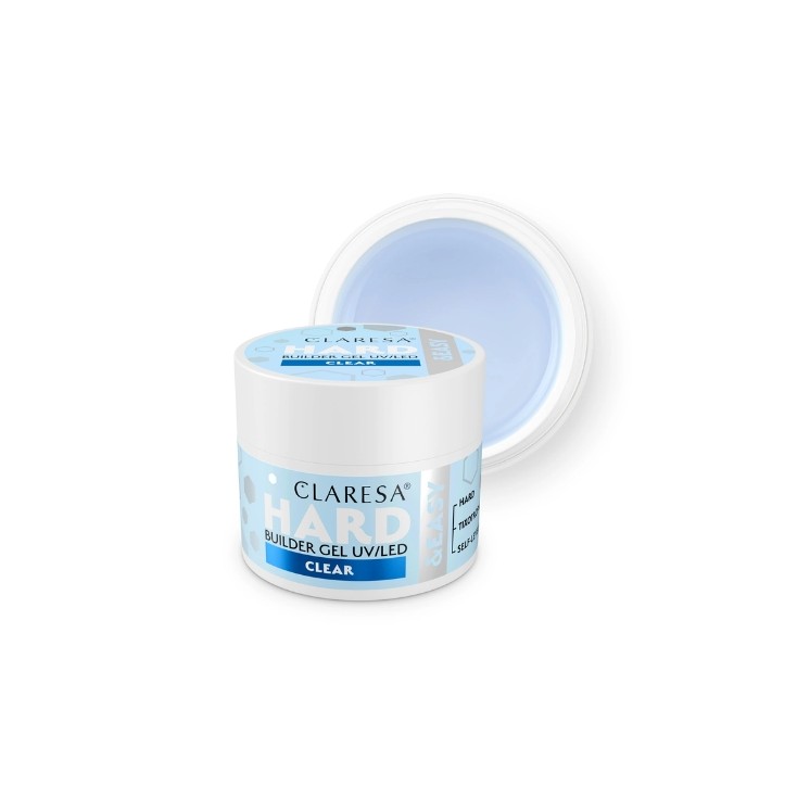 Claresa ŻEL BUDUJĄCY HARD&EASY BUILDER GEL CLEAR 45 g