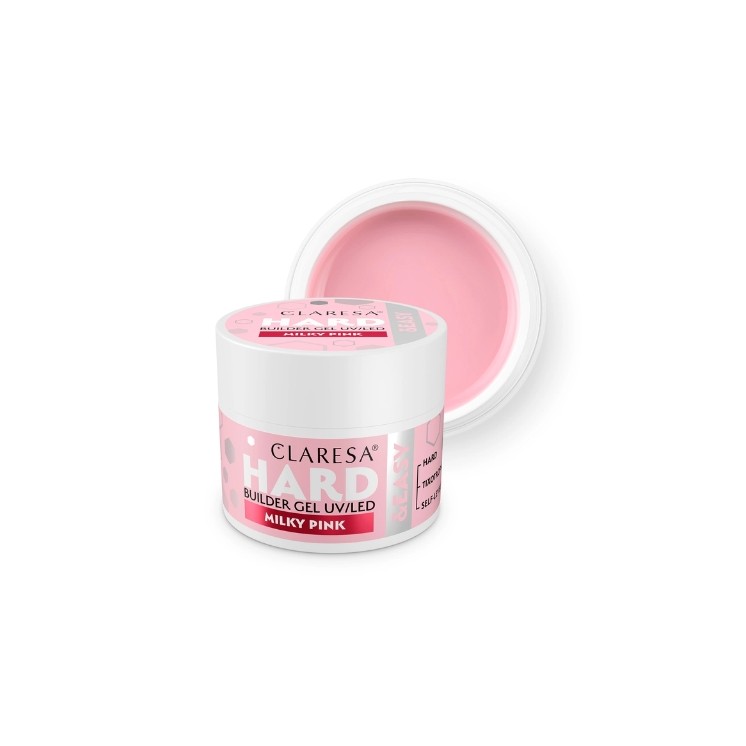 Claresa HARD&EASY BUILDER GEL MILKY 45 PINK