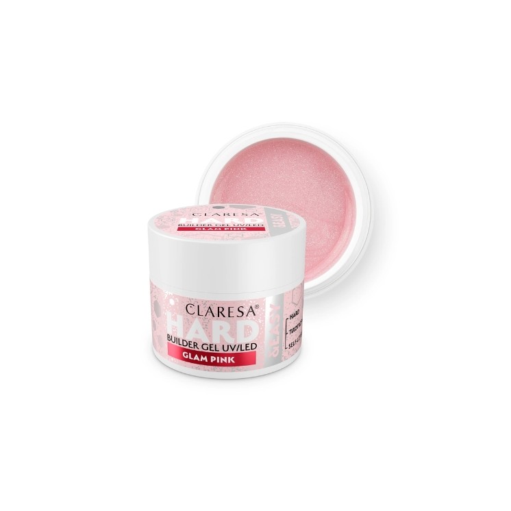 Claresa ŻEL BUDUJĄCY HARD&EASY BUILDER GEL GLAM PINK 45 g