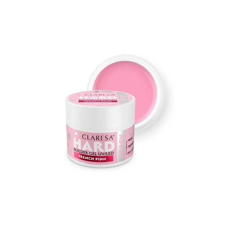 Claresa ТВЕРДИЙ ТА ЛЕГКИЙ МОДЕЛЬНИЙ ГЕЛЬ ФРАНЦУЗЬКИЙ PINK 45 г