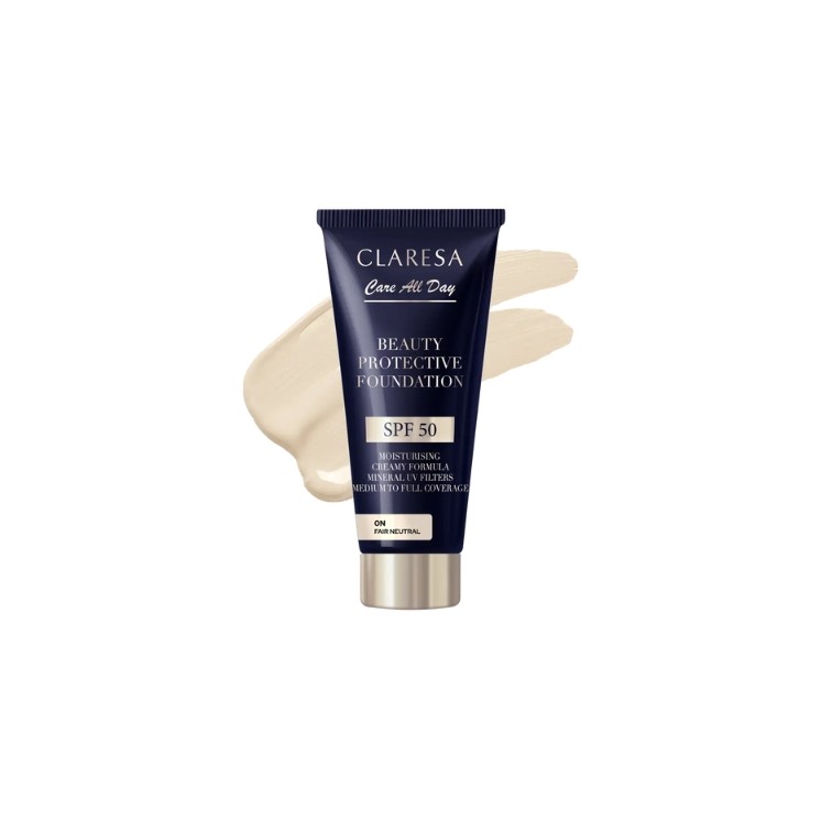 Claresa Nawilżający podkład z filtrem SPF50 Fair Neutral 0N  30 ml