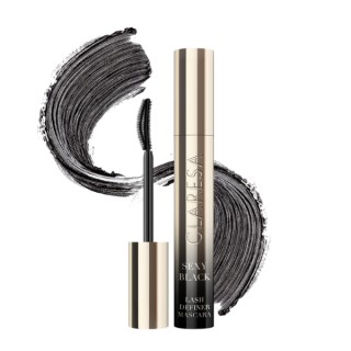 Claresa SEXY BLACK VOLUME & CURL MASCARA Tusz do rzęs czarny pogrubiająco-podkręcający 10 g