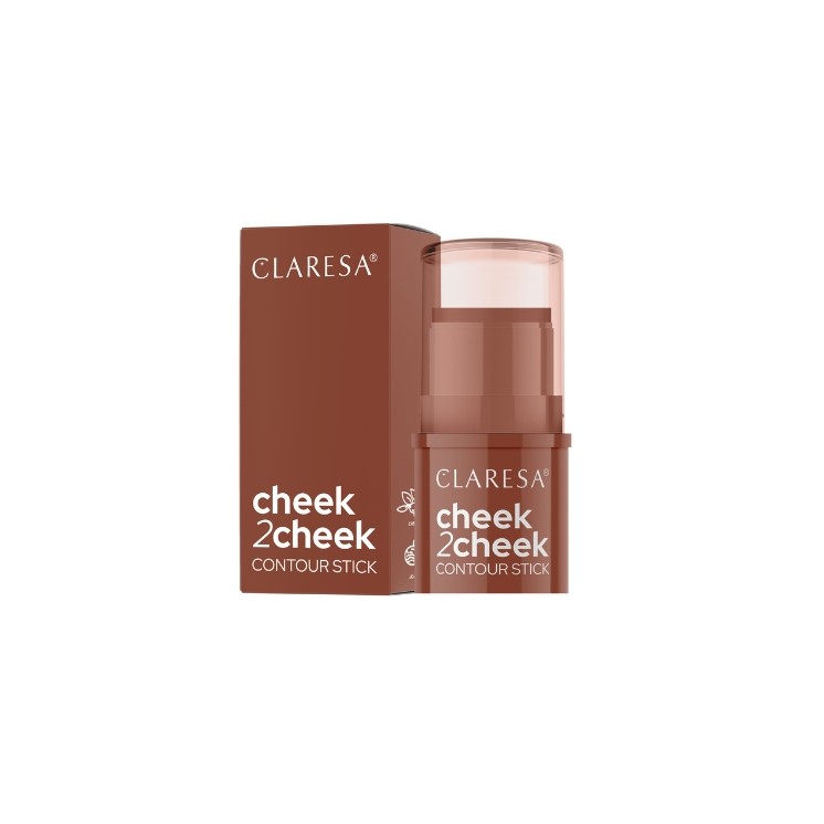 Claresa Cheek2Cheek kremowy Bronzer w sztyfcie /01/ Neutral Sand 5,5 g