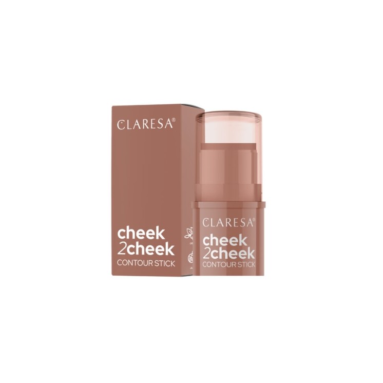 Claresa Cheek2Cheek kremowy Bronzer w sztyfcie /02/ Milk Choco 5,5 g