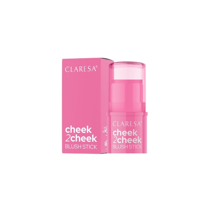 Claresa Cheek2Cheek kremowy Róż w sztyfcie /01/ Candy Pink 5,5 g
