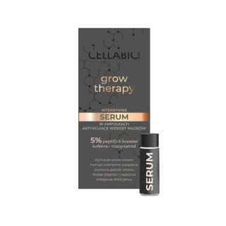 Cellabic Grow Therapy Intensywne serum w ampułkach aktywujące wzrost włosów dla mężczyzn 7 x 4,5 ml