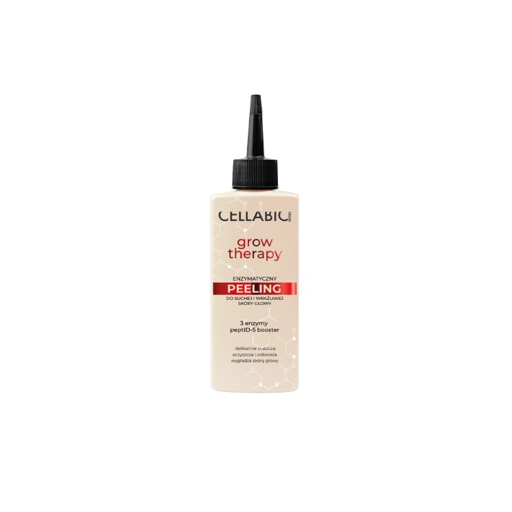 Cellabic Grow Therapy Enzymatyczny peeling do suchej i wrażliwej skóry głowy 150 ml