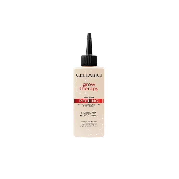 Cellabic Grow Therapy Kwasowy peeling do przetłuszczającej się skóry głowy 150 ml